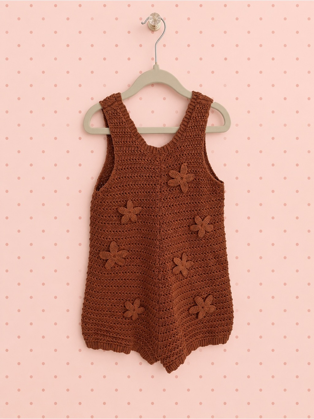 Zara Floral Knit Overall